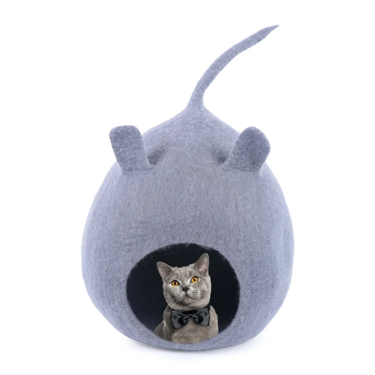 100% Natural Wool Hanging Cat Cave