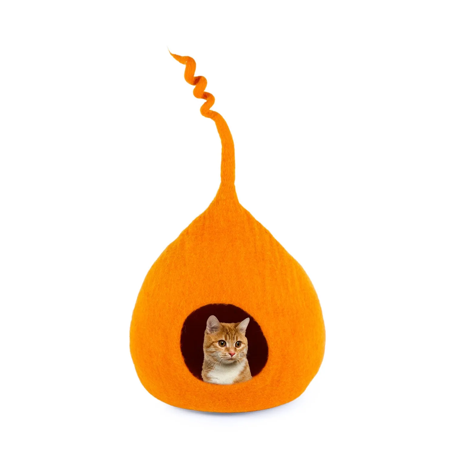 100% Natural Wool Hanging Cat Cave