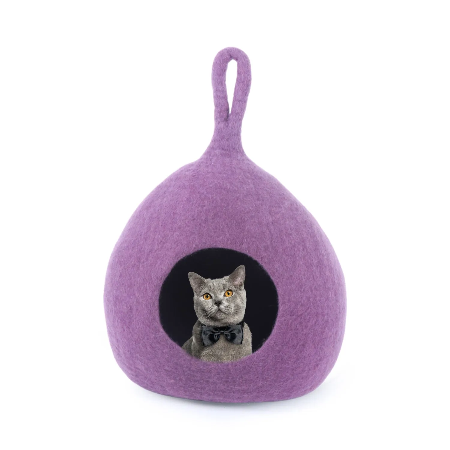 100% Natural Wool Hanging Cat Cave