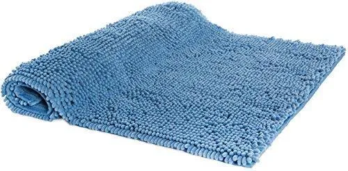 2-Pack Amazon Basics Microfiber Shag Bathroom Mat with Non-Slip Backing