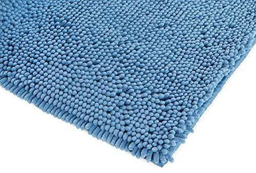 2-Pack Amazon Basics Microfiber Shag Bathroom Mat with Non-Slip Backing