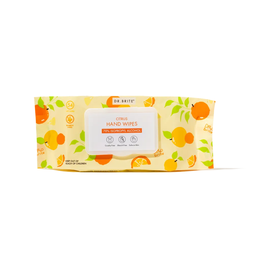 6 PACK - Citrus Hand Wipes