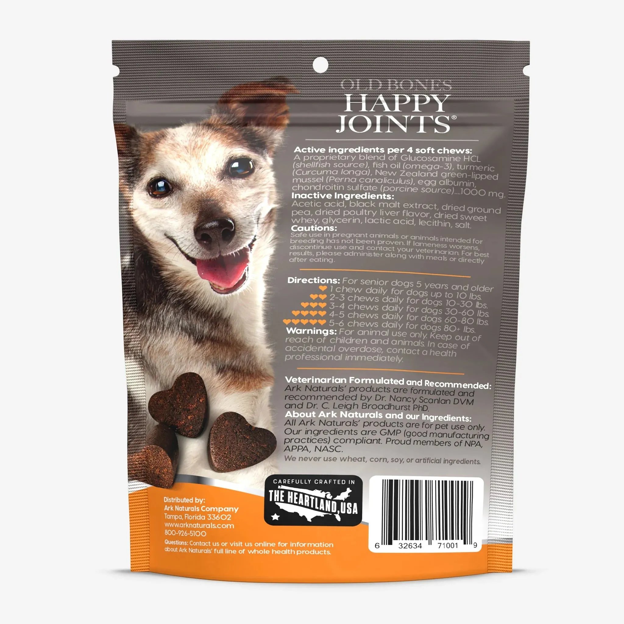 Ark Naturals Old Bones Chewy Cat & Dog Treats