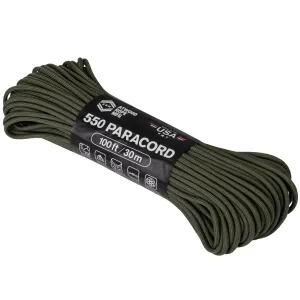 Atwood Rope 550 Paracord 100ft Olive Drab