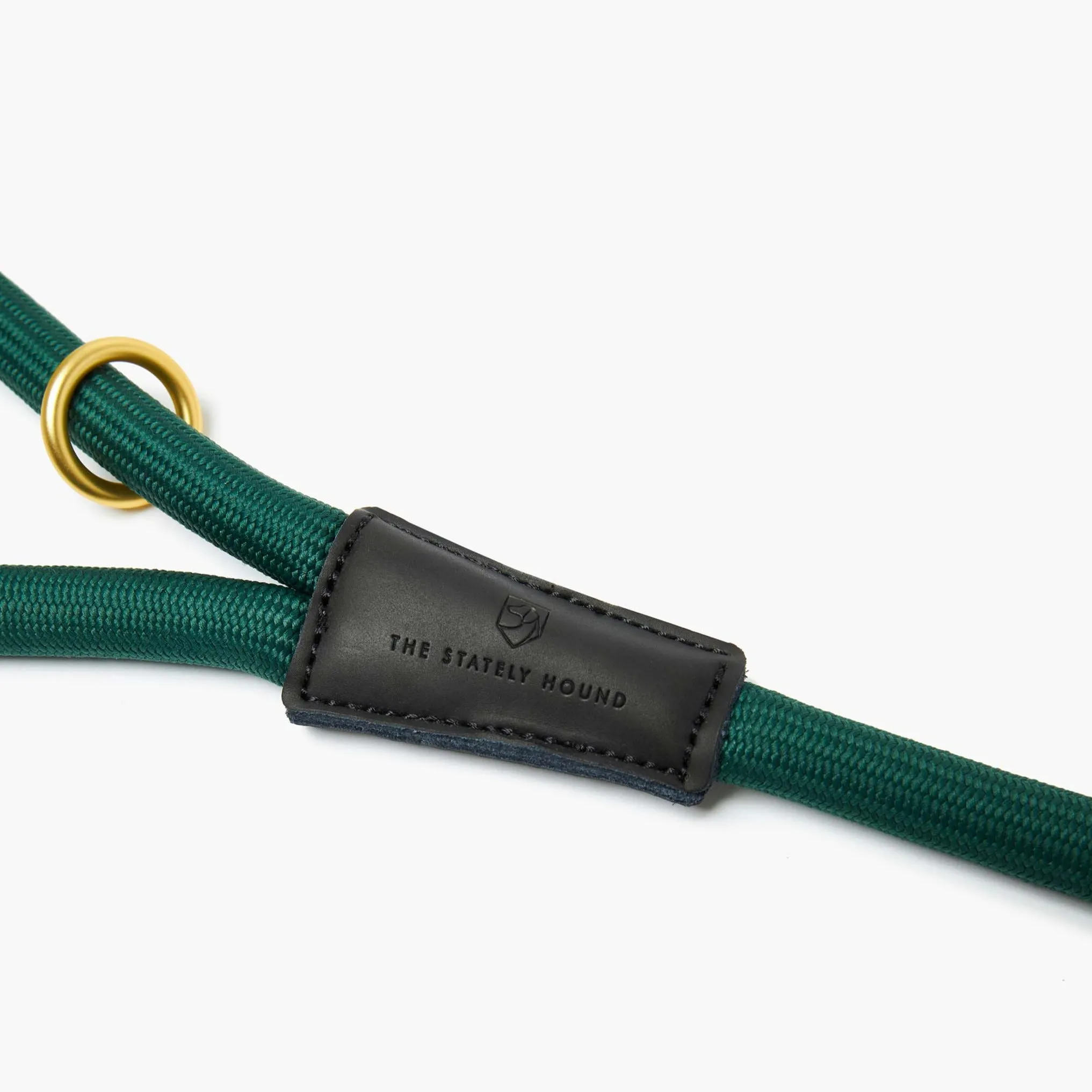 Bottle Green Rope Dog Lead – Stylish, Strong & Secure