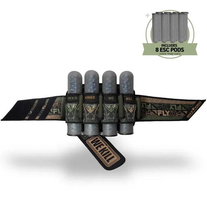 Bunkerkings Fly2 Pack Harness - 4 7  - Jungle Skull (incl. 8 ESC Pods) *BACK ORDERS AVAILABLE*