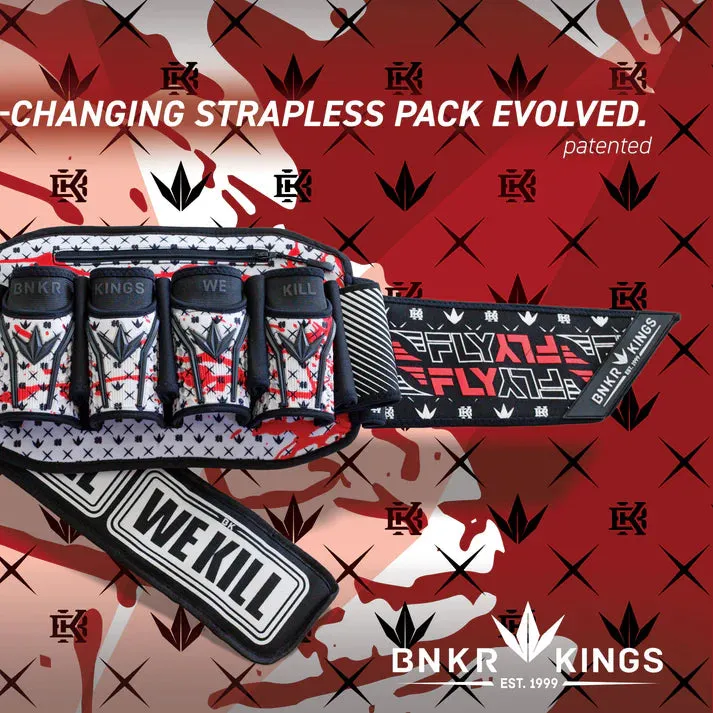 Bunkerkings Fly2 Pack Harness - 4 7  - Royal Blood *BACK ORDERS AVAILABLE*