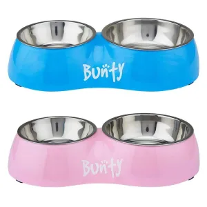 Bunty Melamine Double Dog Bowl