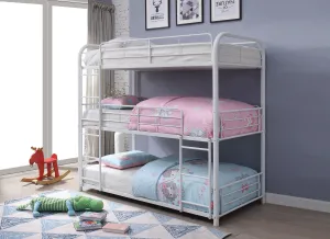 Cairo White Bunk Bed (Triple Twin)