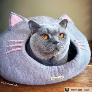 Cat Cave - Cat Head Light Grey