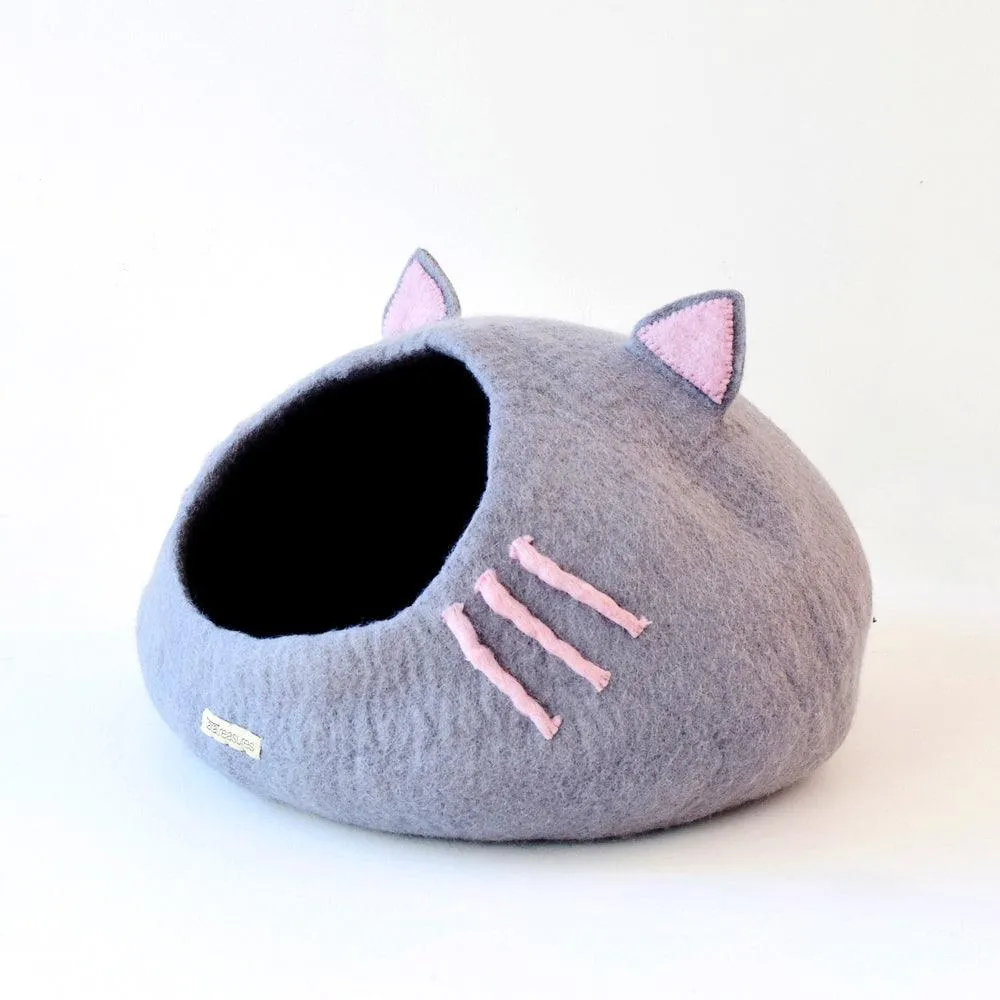 Cat Cave - Cat Head Light Grey