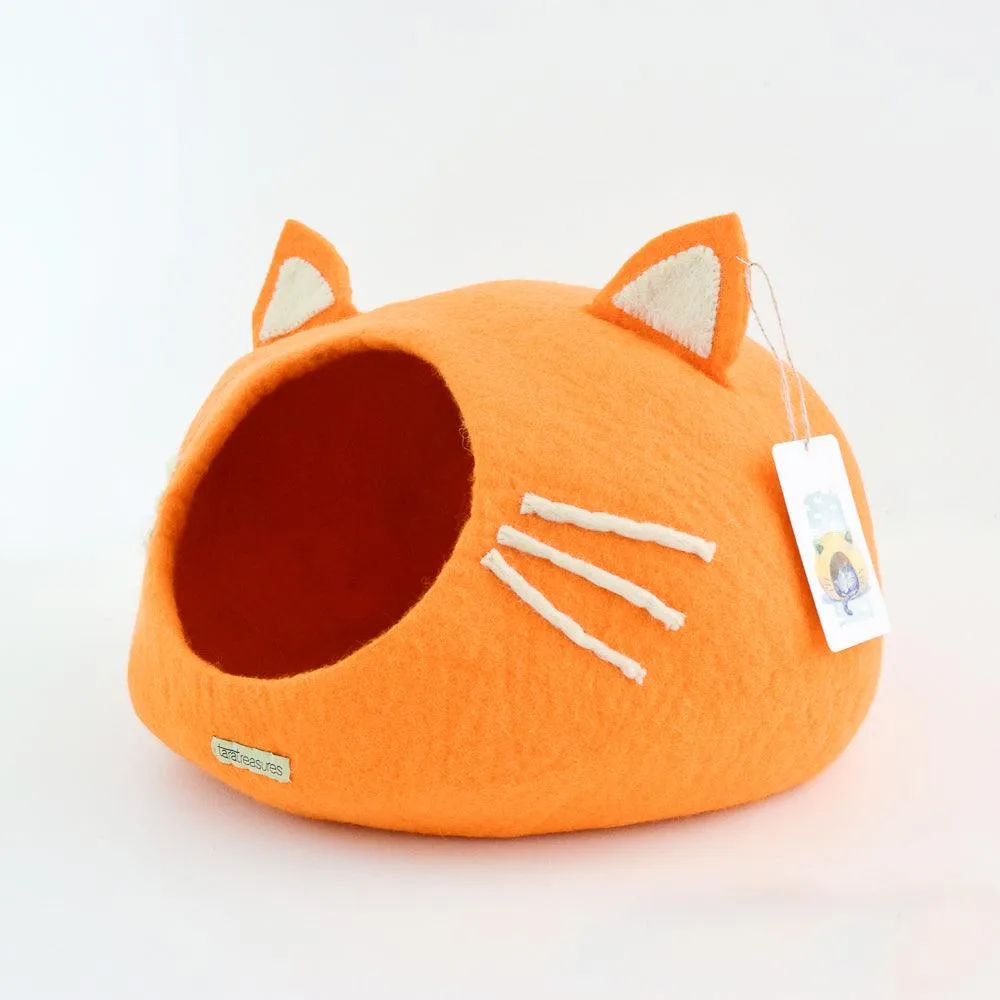 Cat Cave - Cat Head Orange