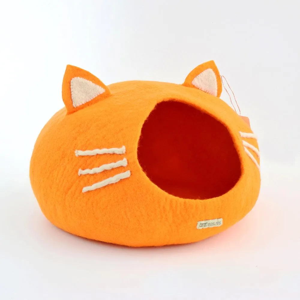 Cat Cave - Cat Head Orange