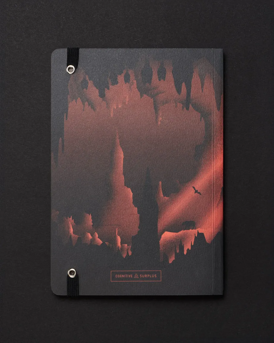 Caves Dark Analysis A5 Softcover Notebook