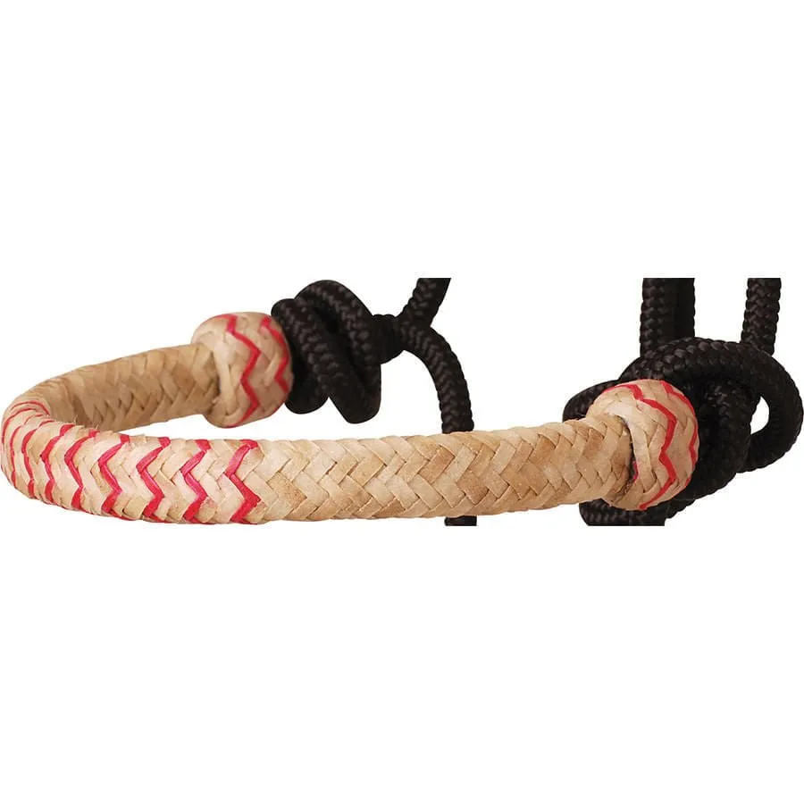 Classic Equine Braided Rawhide Nylon Rope Halter