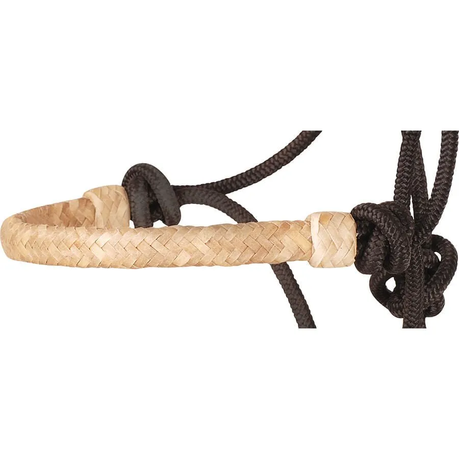 Classic Equine Braided Rawhide Nylon Rope Halter