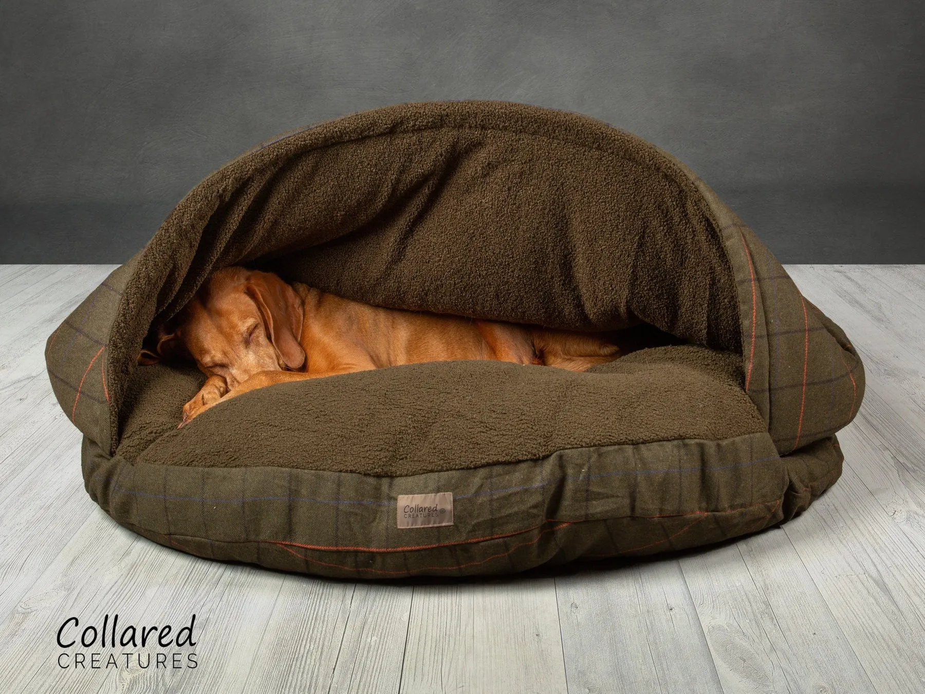 Dog Cave Bed Replacement Cover Removable Hood