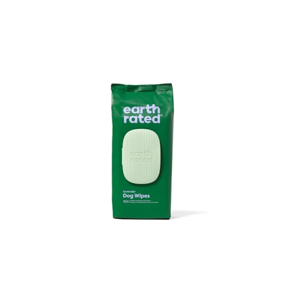 Earth Rated - Pet Grooming Dog Wipes (100)