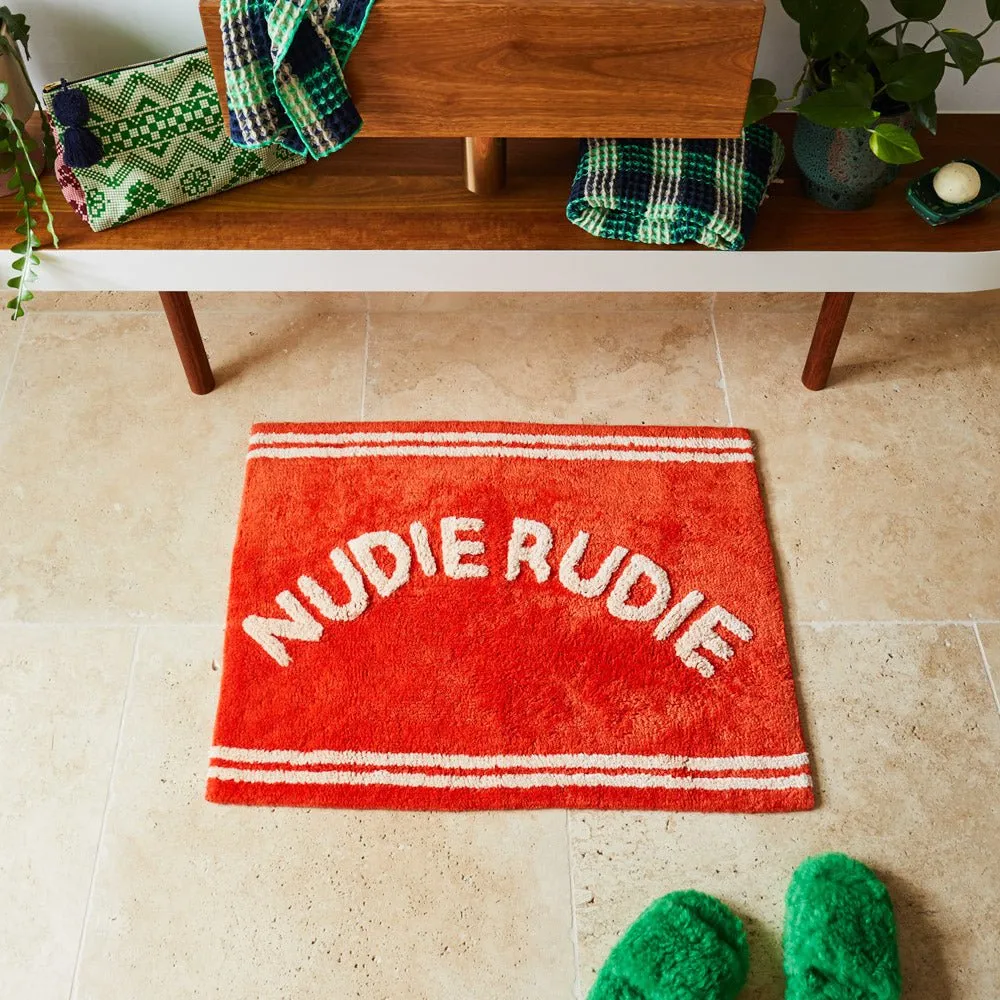 Elba Nudie Bath Mat - Cherry