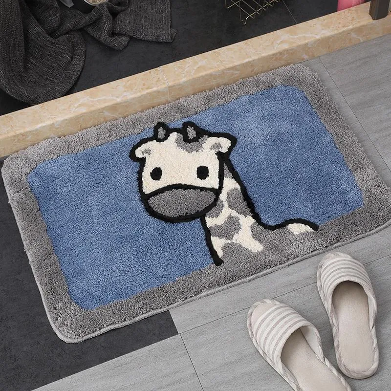 Enchanting Wildlife Fluffy Rectangle Bath Mats Collection