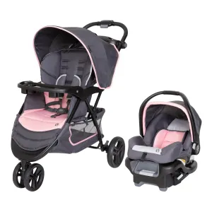 EZ Ride Stroller Travel System with Ally™ 35 Infant Car Seat - Flamingo