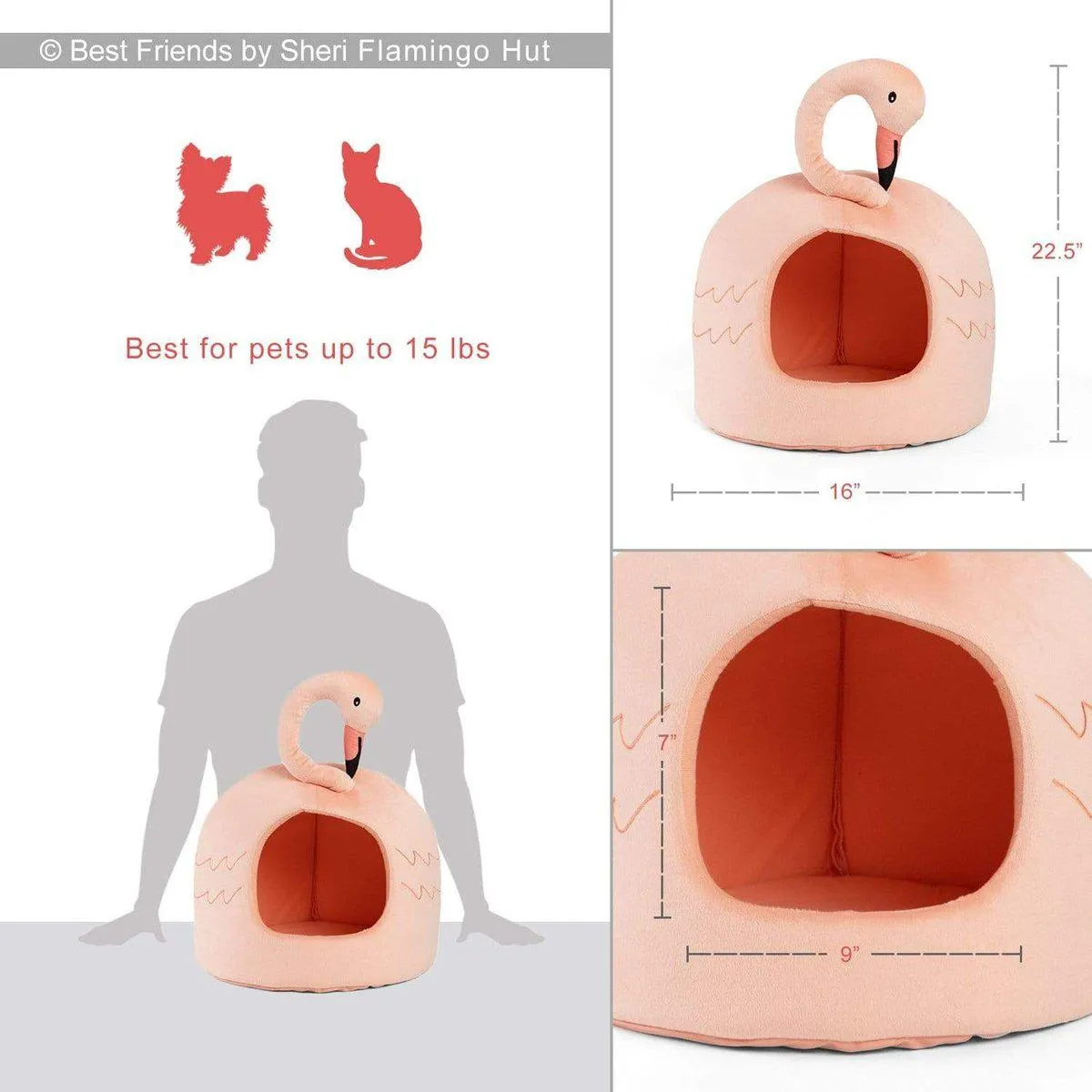 Flamingo Novelty Pet Hut