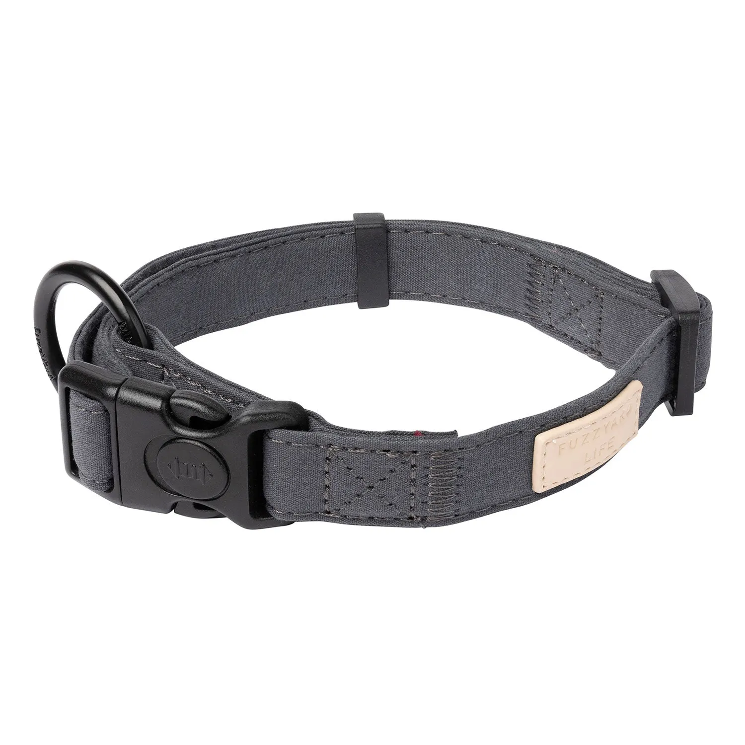 FuzzYard Life Slate Grey Dog Collar