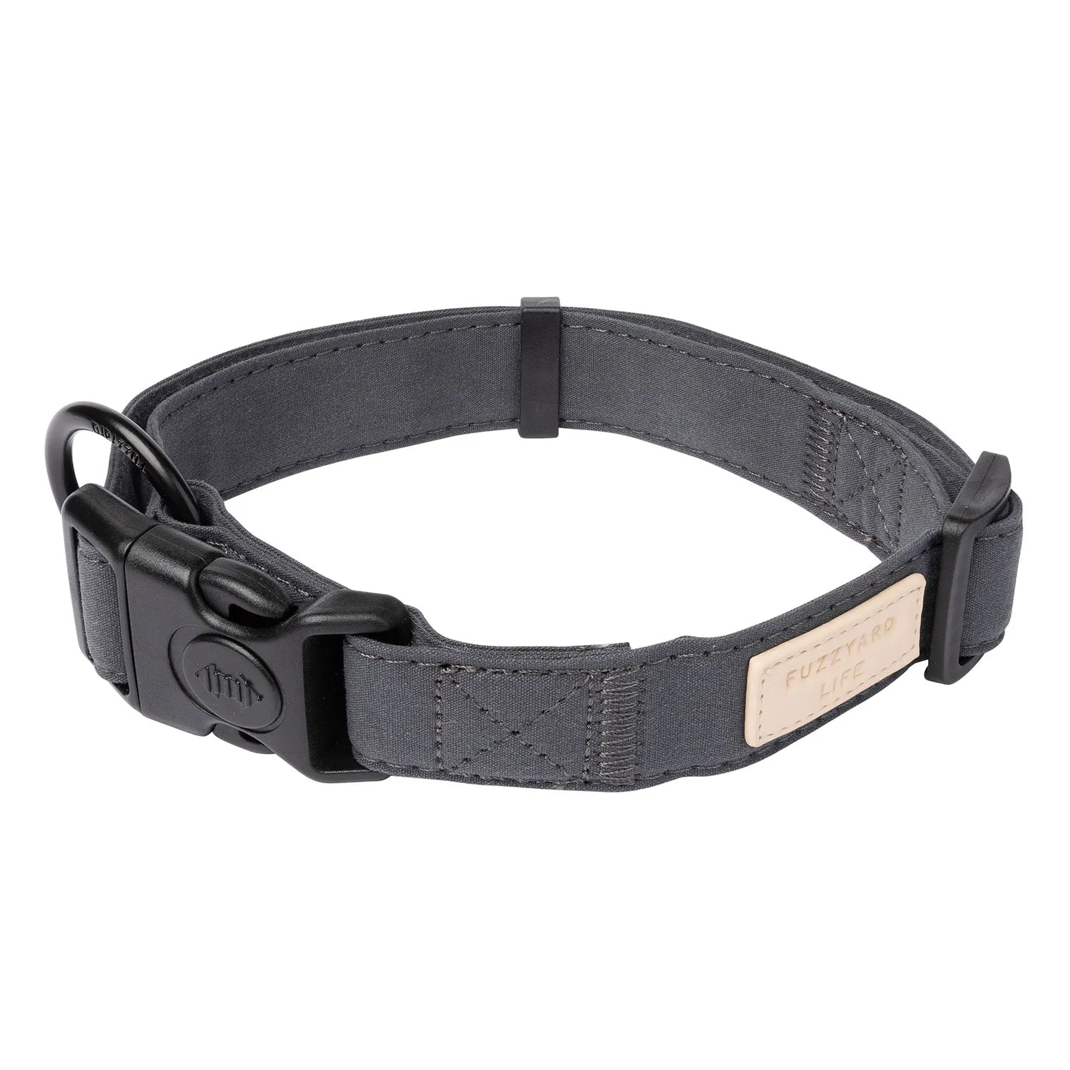 FuzzYard Life Slate Grey Dog Collar