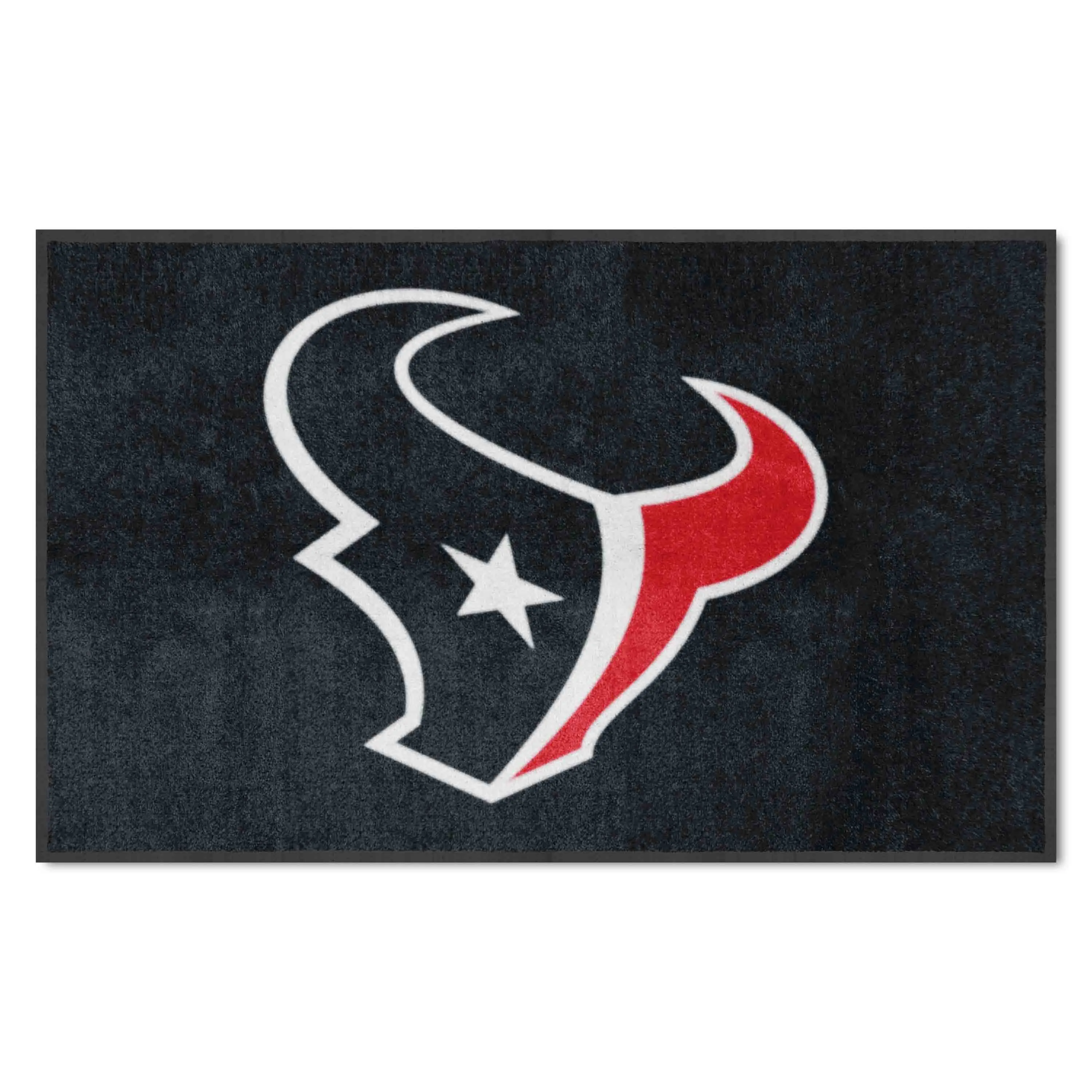 Houston Texans 4X6 High-Traffic Mat with Durable Rubber Backing - Landscape Orientation