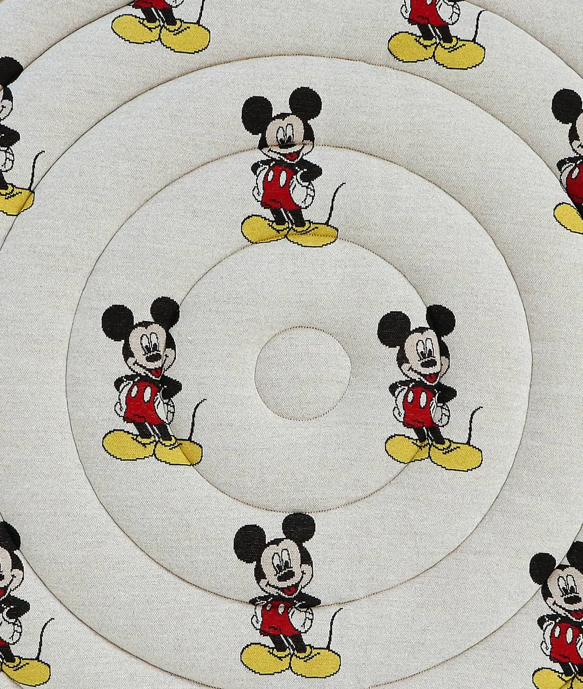 I Love Mickey Mouse - Disney Cotton Knitted Quilted Anti skid Playmat for Babies