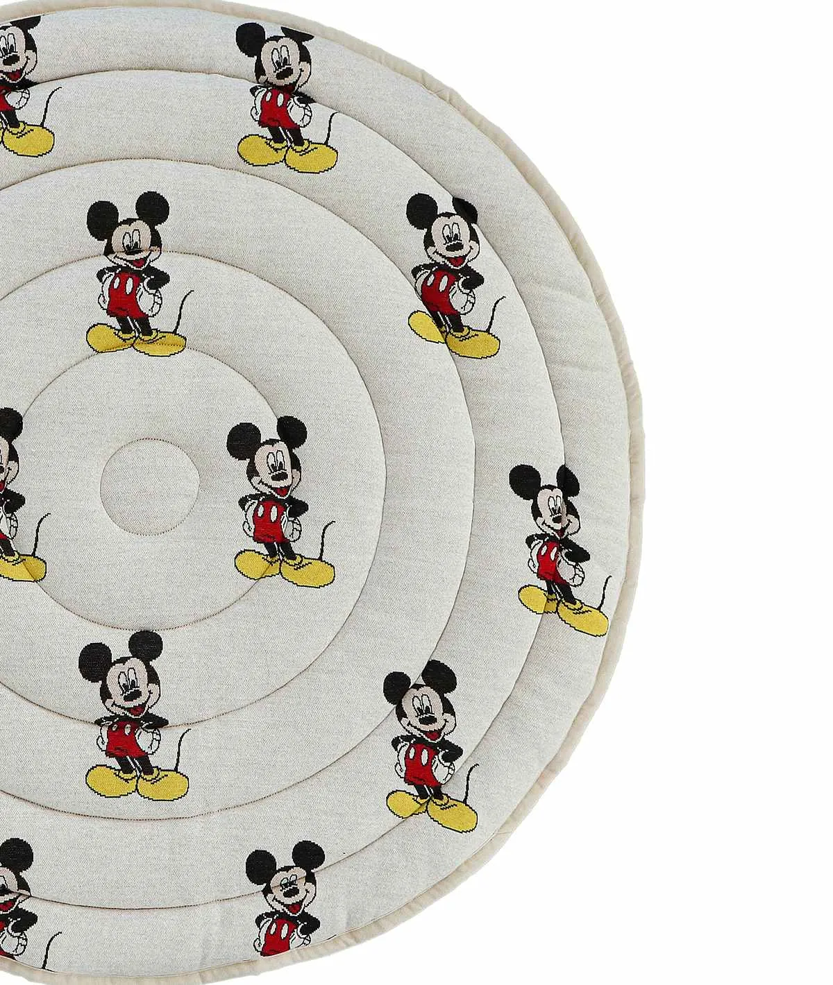 I Love Mickey Mouse - Disney Cotton Knitted Quilted Anti skid Playmat for Babies