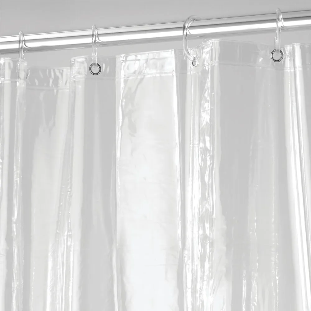 iDesign Vinyl Shower Liner in Clear