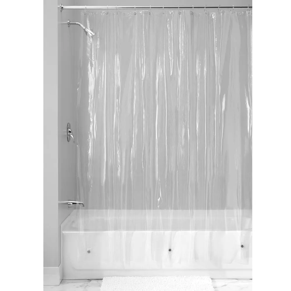 iDesign Vinyl Shower Liner in Clear