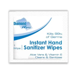 Instant Hand Sanitizer Wipes 70% Ethyl Alcohol - Case of 1,000