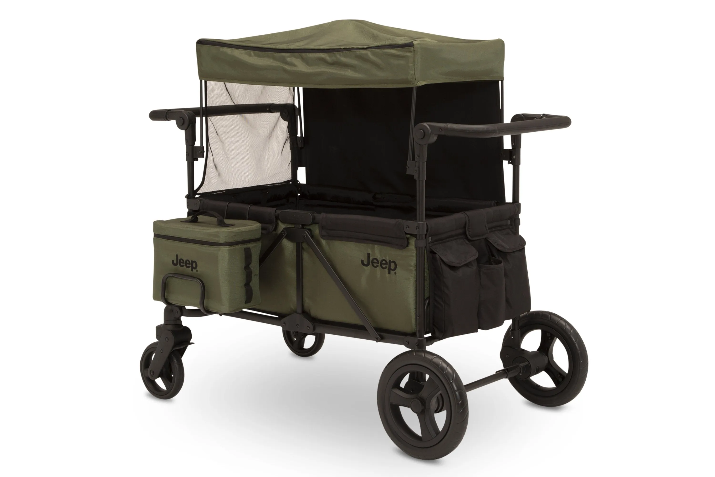 Jeep Wrangler Deluxe Stroller Wagon with Cooler Bag