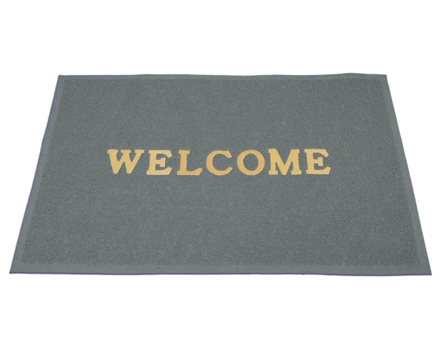 Kuber Industries Multiuses Rubber Anti Slip Welcome Door Mat for Home, Bedroom & Bathrooom Pack of 2 (Grey)