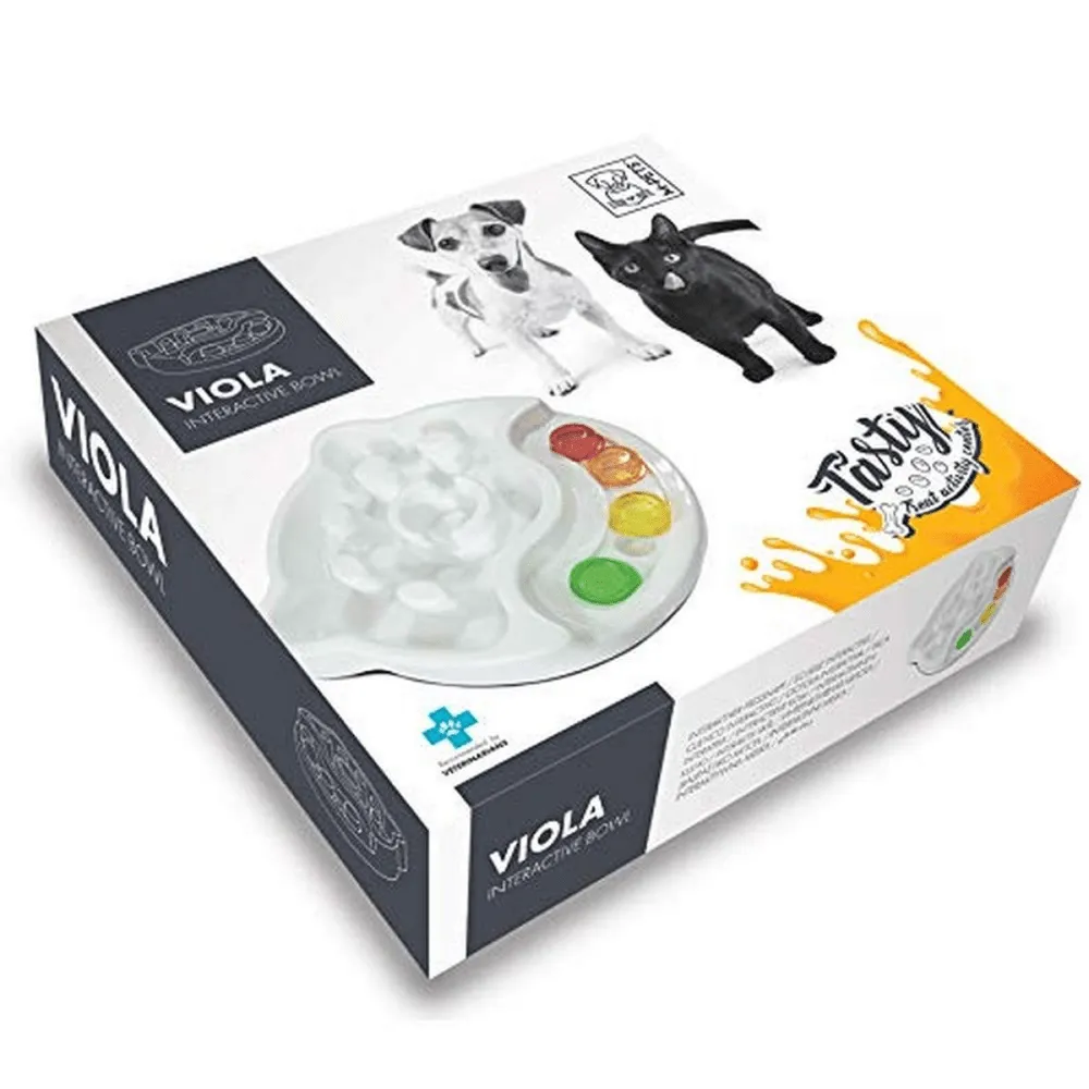 M Pets Tasty Viola Interactive Bowl for Dogs and Cats