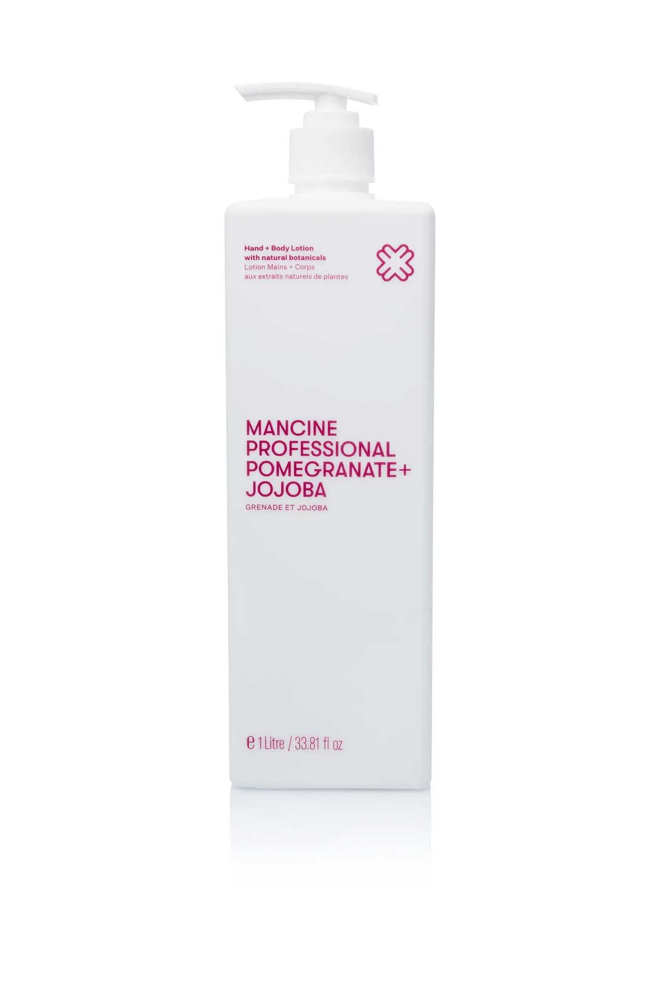 Mancine Hand & Body Lotion: Pomegranate & Jojoba 1 litre