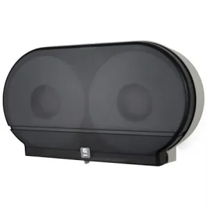 Palmer Twin 9" Jumbo Tissue Dispenser-Dark Translucent