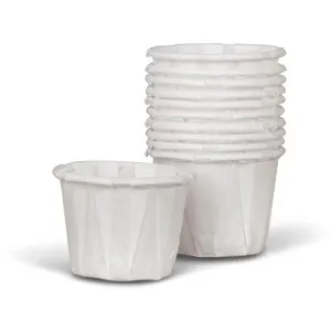 Paper Portion Cups, White, 250 ct