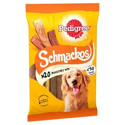 Pedigree Schmackos Poultry Mix 20-Pack