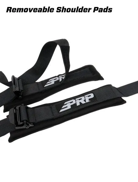 PRP Racing 5.2 Custom Harness (5 Point w/ 2" Belts) Black