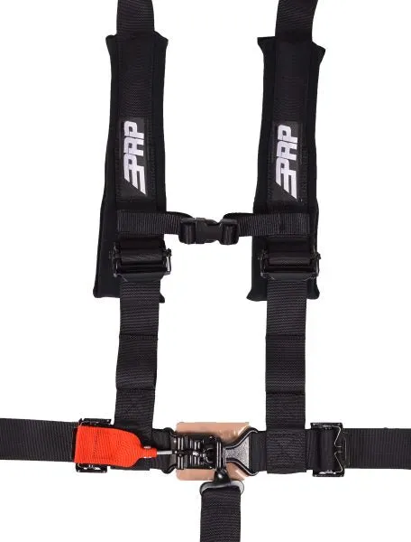 PRP Racing 5.2 Custom Harness (5 Point w/ 2" Belts) Black