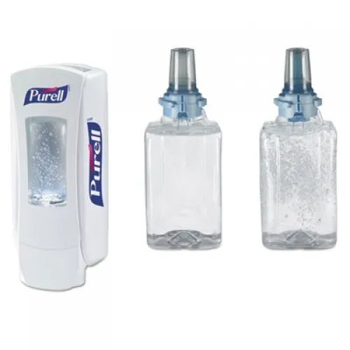 PURELL ADX-12 Dispenser, 1200 mL, 4.5" x 4" x 11.25", White (882006)