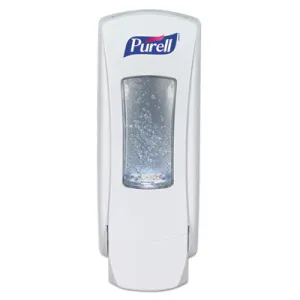 PURELL ADX-12 Dispenser, 1200 mL, 4.5" x 4" x 11.25", White (882006)