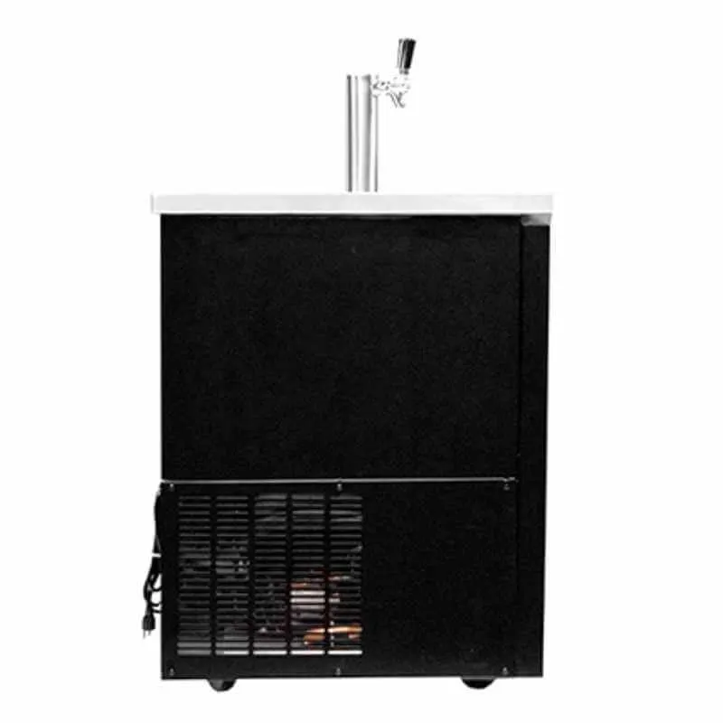 Saba - SDD-30-23 Commercial 23″ Beer Dispenser Refrigerator with (1) Double Tap 1 1/2 Barrel