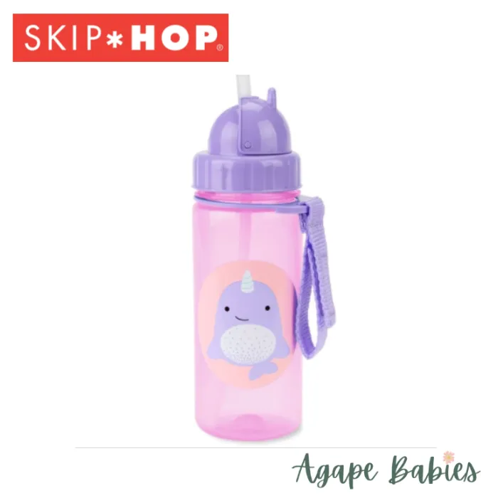 Skip Hop Zoo PP Straw Bottle - Narwhal