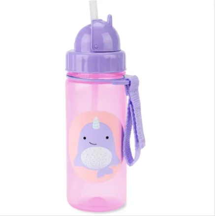 Skip Hop Zoo PP Straw Bottle - Narwhal