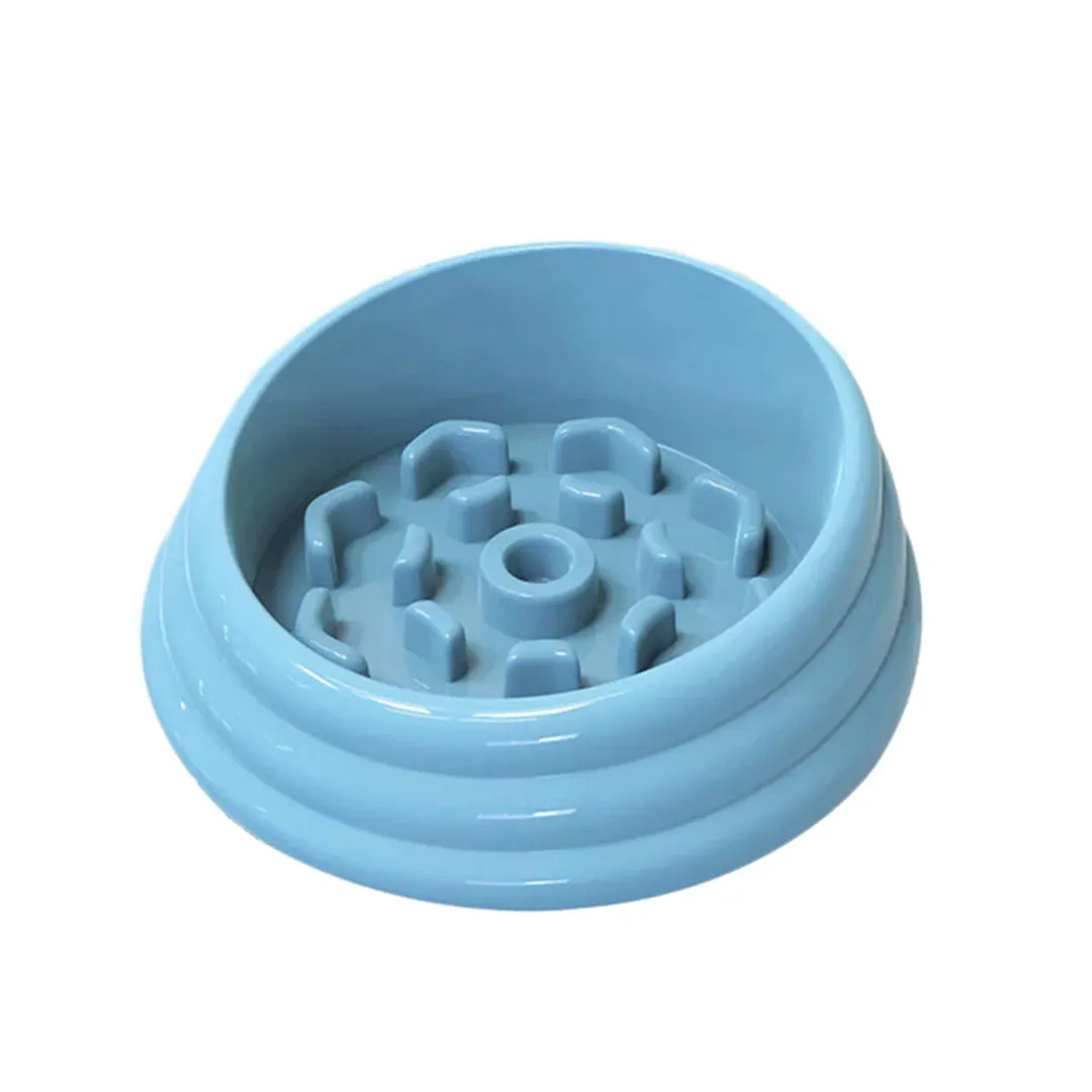 Small Nontoxic Slow Feeder Pet Bowl with Removable Design