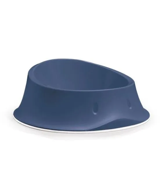 Stefanplast Anti-Slip Chic Cat & Dog Bowl (Navy Blue)